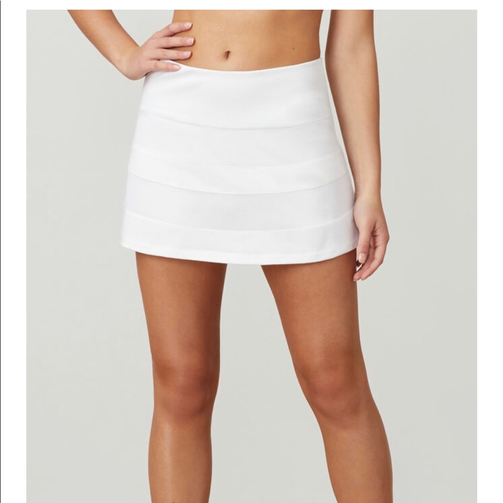 NWOT FILA White Line A-Line Skort, “13 long, Size Small